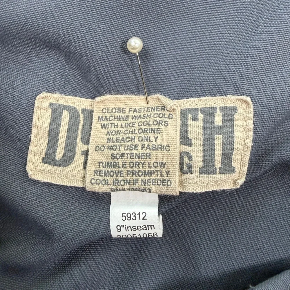 Duluth Trading Co Mens Cargo Shorts Gray Nylon Tactical Hiking Outdoor Size M 9